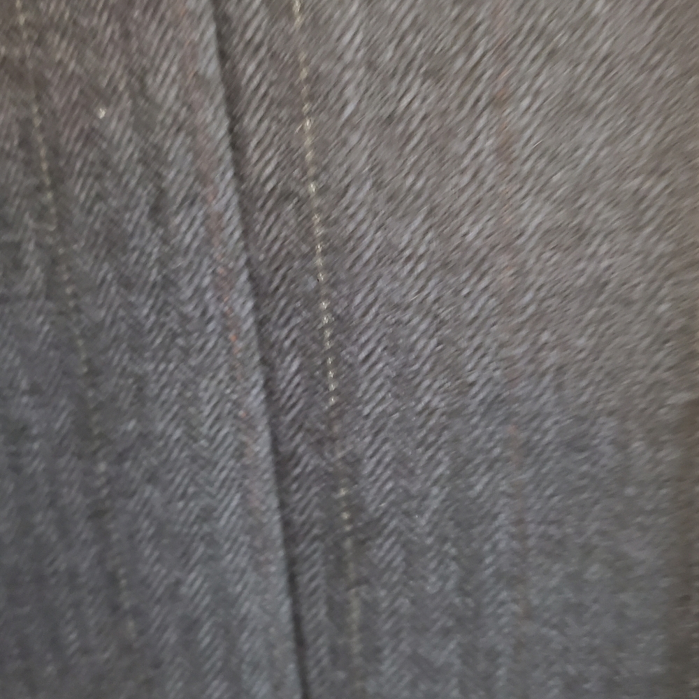 Oscar de la Renta Navy Herringbone Jacket - Picture 3 of 7